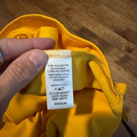 67. BLUE BLUSH Yellow Mini Dress - Picture 11 of 11